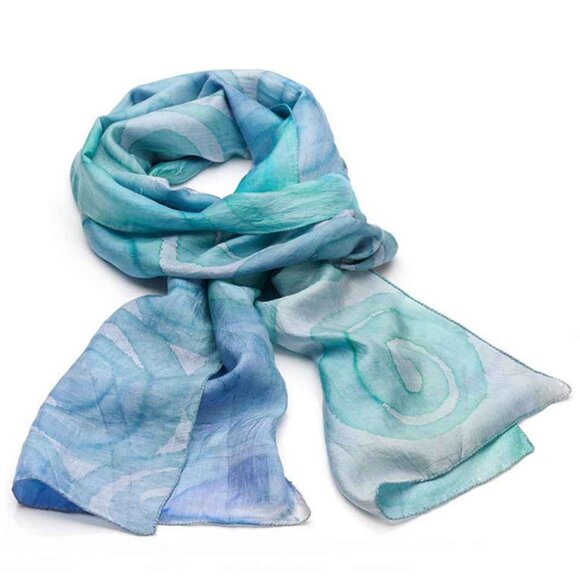 Handmade Silk Scarf NWT - Picture 1 of 6